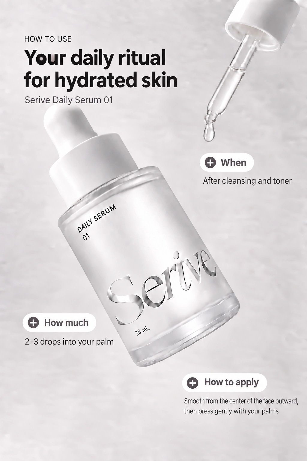 Serive English product page 06 — How to use